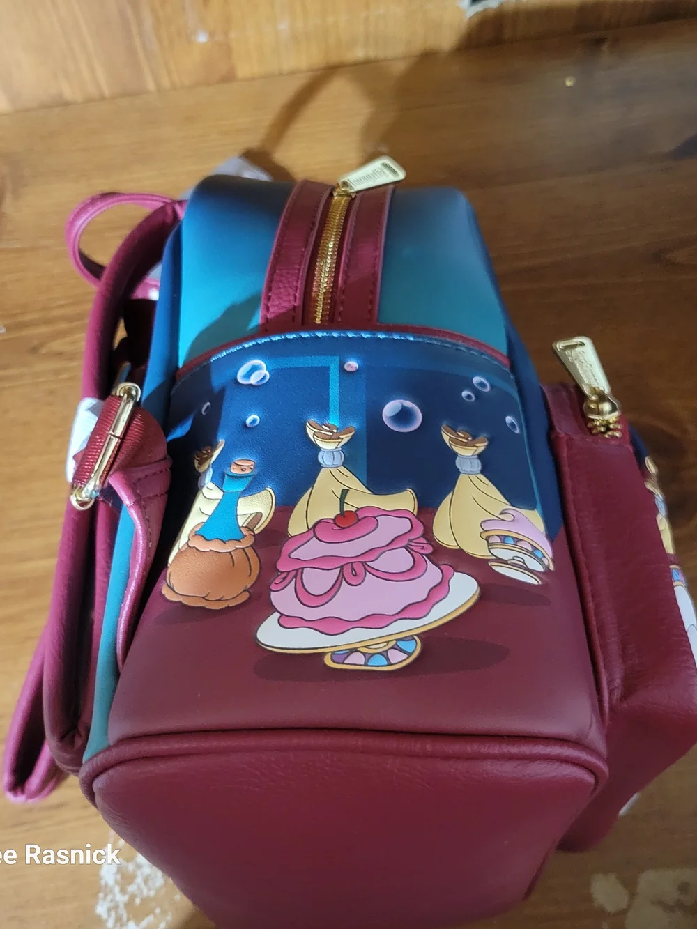Loungefly Uk disney Store Exclusive Beauty And The Beast Mini Backpack.